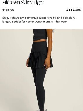 Wilson Midtown Skirty Tight - Black Women’s Skirted Tight